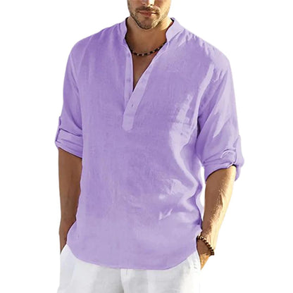 Men's Cotton Linen Shirt