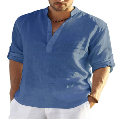 Men's Cotton Linen Shirt